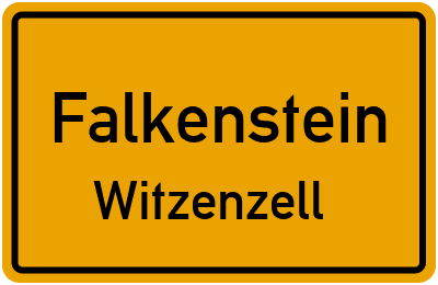 Straßenverzeichnis Falkenstein Witzenzell
