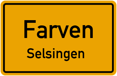 Straßenverzeichnis Farven Selsingen