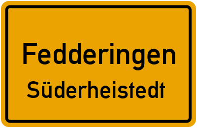 Straßenverzeichnis Fedderingen Süderheistedt