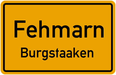 Straßenverzeichnis Fehmarn Burgstaaken