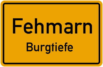 Straßenverzeichnis Fehmarn Burgtiefe