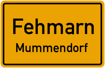 Straßenverzeichnis Fehmarn Mummendorf
