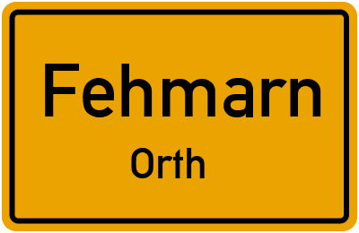 Straßenverzeichnis Fehmarn Orth