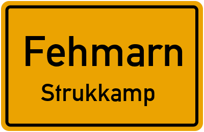 Straßenverzeichnis Fehmarn Strukkamp