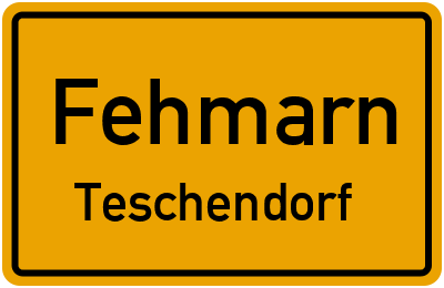 Straßenverzeichnis Fehmarn Teschendorf