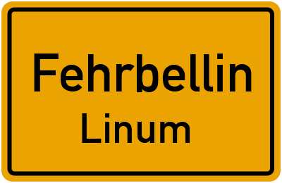 Straßenverzeichnis Fehrbellin Linum