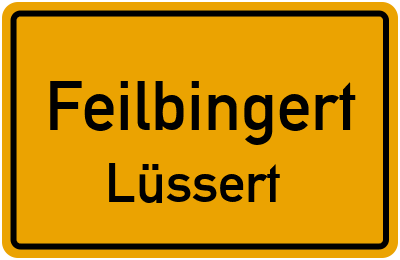 Straßenverzeichnis Feilbingert Lüssert