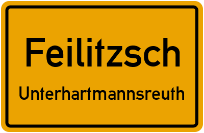 Straßenverzeichnis Feilitzsch Unterhartmannsreuth