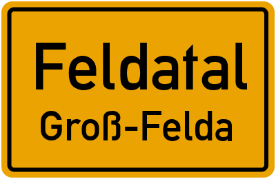 Straßenverzeichnis Feldatal Groß-Felda