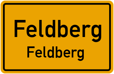 Straßenverzeichnis Feldberg Feldberg