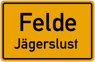 Straßenverzeichnis Felde Jägerslust