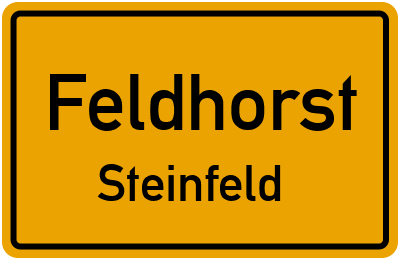 Straßenverzeichnis Feldhorst Steinfeld