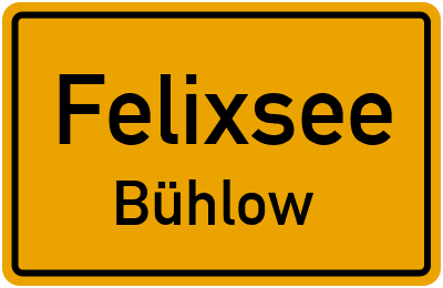 Straßenverzeichnis Felixsee Bühlow