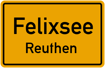 Straßenverzeichnis Felixsee Reuthen