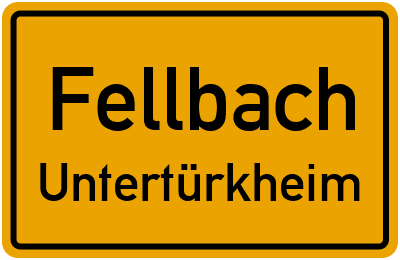 Straßenverzeichnis Fellbach Untertürkheim