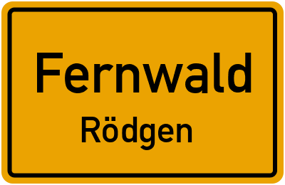 Straßenverzeichnis Fernwald Rödgen
