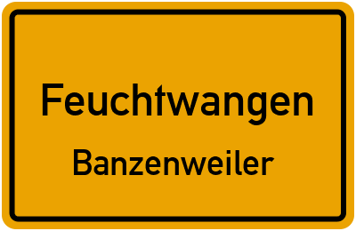 Straßenverzeichnis Feuchtwangen Banzenweiler