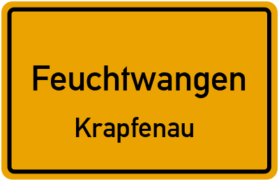 Straßenverzeichnis Feuchtwangen Krapfenau