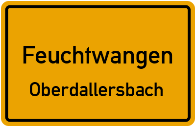 Straßenverzeichnis Feuchtwangen Oberdallersbach