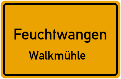 Straßenverzeichnis Feuchtwangen Walkmühle