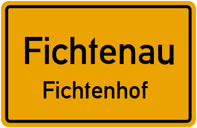 Straßenverzeichnis Fichtenau Fichtenhof