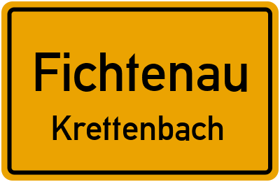 Straßenverzeichnis Fichtenau Krettenbach