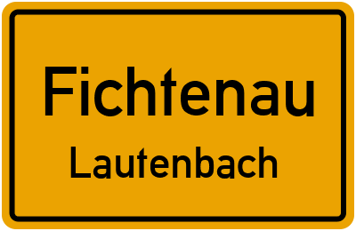 Straßenverzeichnis Fichtenau Lautenbach