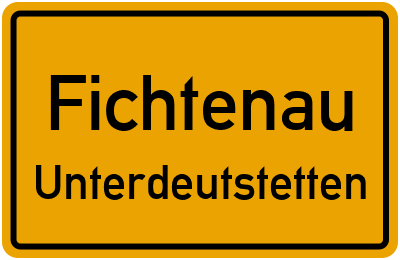 Straßenverzeichnis Fichtenau Unterdeutstetten