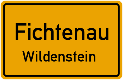 Straßenverzeichnis Fichtenau Wildenstein