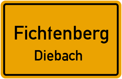 Straßenverzeichnis Fichtenberg Diebach