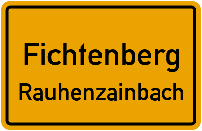 Straßenverzeichnis Fichtenberg Rauhenzainbach