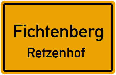 Straßenverzeichnis Fichtenberg Retzenhof