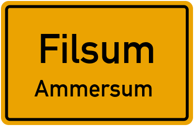 Straßenverzeichnis Filsum Ammersum