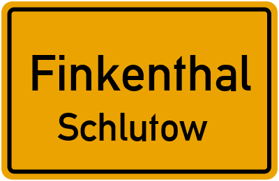 Straßenverzeichnis Finkenthal Schlutow