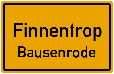 Straßenverzeichnis Finnentrop Bausenrode