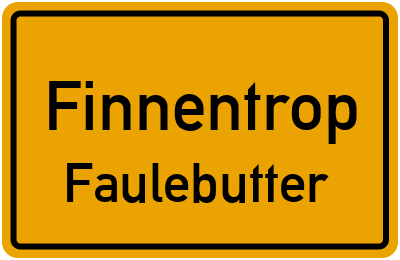 Straßenverzeichnis Finnentrop Faulebutter