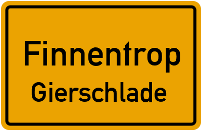 Straßenverzeichnis Finnentrop Gierschlade