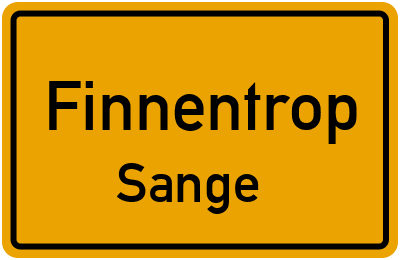 Straßenverzeichnis Finnentrop Sange
