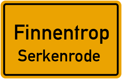Straßenverzeichnis Finnentrop Serkenrode