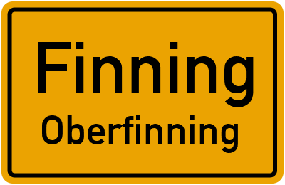 Straßenverzeichnis Finning Oberfinning