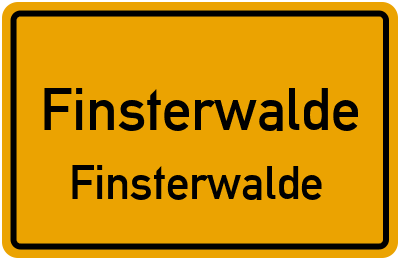Straßenverzeichnis Finsterwalde Finsterwalde