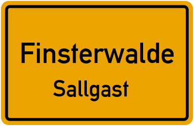 Straßenverzeichnis Finsterwalde Sallgast