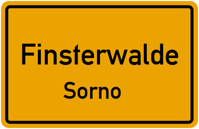 Straßenverzeichnis Finsterwalde Sorno