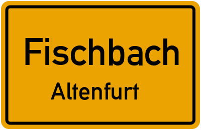 Straßenverzeichnis Fischbach Altenfurt