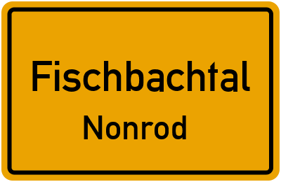 Straßenverzeichnis Fischbachtal Nonrod