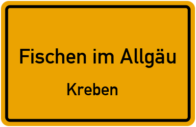 Straßenverzeichnis Fischen im Allgäu Kreben