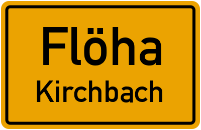 Straßenverzeichnis Flöha Kirchbach