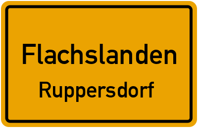 Straßenverzeichnis Flachslanden Ruppersdorf