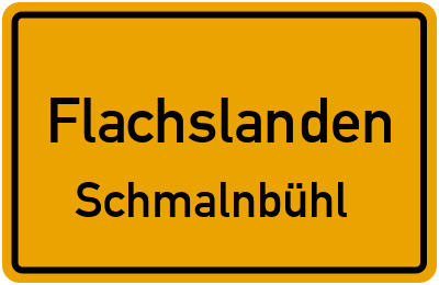 Straßenverzeichnis Flachslanden Schmalnbühl