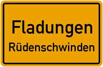 Straßenverzeichnis Fladungen Rüdenschwinden